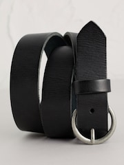 Negro - Cinturón de cuero Townshend de Seasalt Cornwall - Imagen 1 de 3