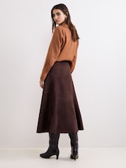 Jupe Phase Eight Jessie en daim - Image 2 de 7