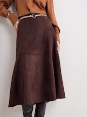 Jupe Phase Eight Jessie en daim - Image 4 de 7