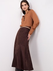 Jupe Phase Eight Jessie en daim - Image 5 de 7