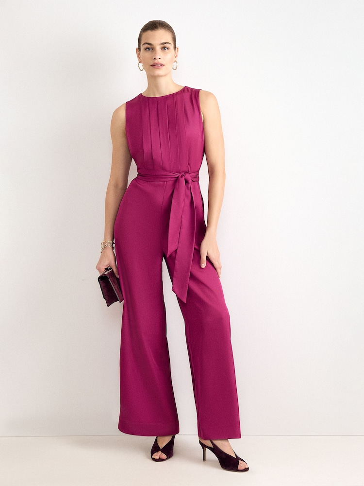 Phase Eight Pink Janine Jumpsuit - Image 1 of 5 Phase Eight Pink Janine Jumpsuit - Image 1 of 5