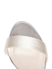 Rainbow Club Cream Regular Fit Wedding Margot Satin Bridal Sandals - Image 4 of 4