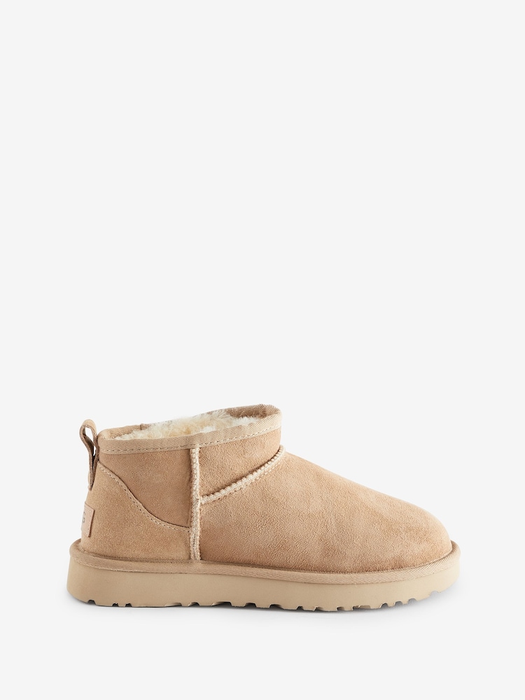 UGG Natural Ultra Mini Classic Boots - Image 1 of 5