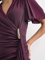 Phase Eight Red Alexis Maxi Dress - Image 4 of 7