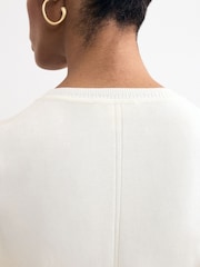 Phase Eight White Larissa Layering Knit Jumper - Image 5 of 7