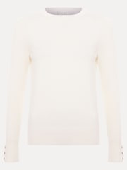 Phase Eight White Larissa Layering Knit Jumper - Image 7 of 7