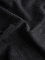 Black Embellished Side Stripe Wide Leg Denim Jeans - Image 7 of 9