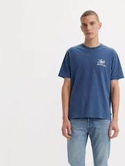 Levi's® Brin Palm Tree Relaxed Fit Back Print Graphic 100% Cotton T-Shirt - Image 4 of 7