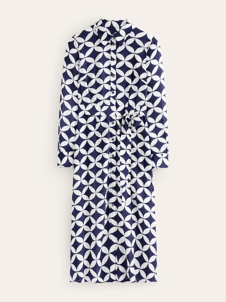 Boden Blue Kate Midi Shirt Dress - Image 5 of 5 Boden Blue Kate Midi Shirt Dress - Image 5 of 5