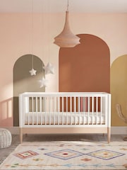 Gaia Baby Powder Blush White Eos Cot & Dresser 2 Piece Nursery Furniture Set - Image 2 of 5