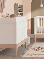 Gaia Baby Powder Blush White Eos Cot & Dresser 2 Piece Nursery Furniture Set - Image 3 of 5