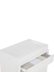 Gaia Baby Powder Blush White Eos Cot & Dresser 2 Piece Nursery Furniture Set - Image 5 of 5