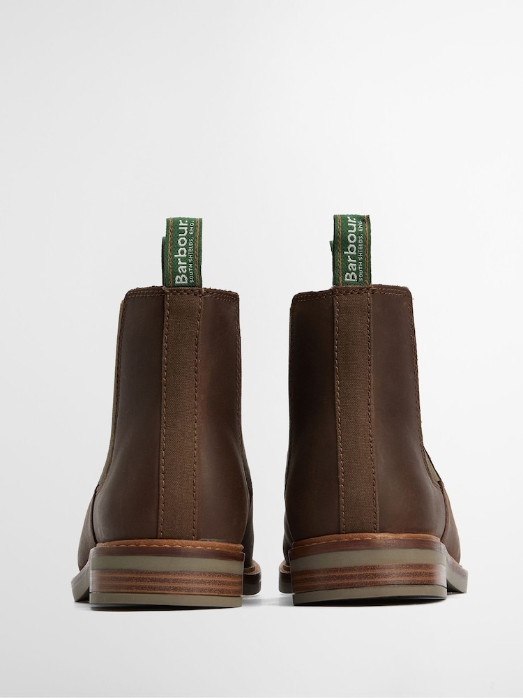 Barbour® Choco Brown Farsley Chelsea Boots - Image 5 of 5