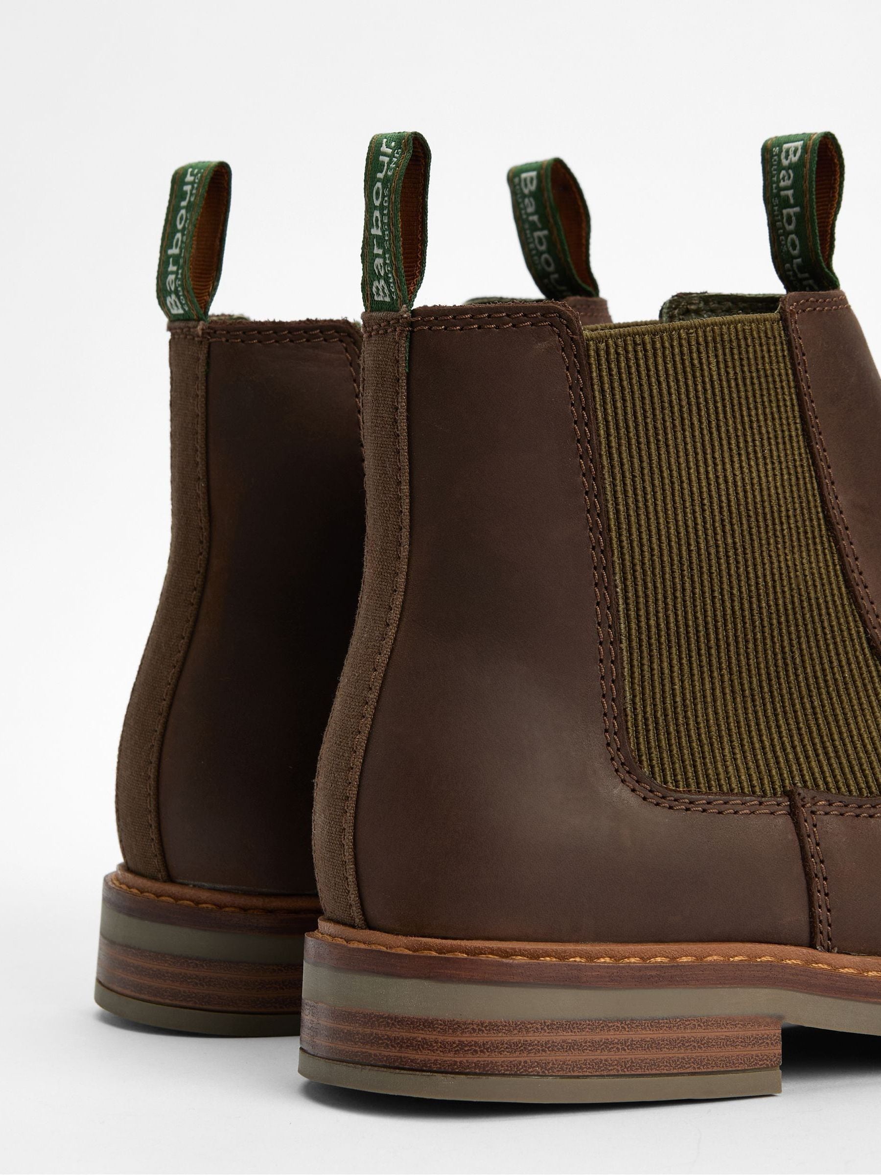 Barbour chelsea boots brown discount