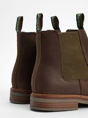 Barbour® Choco Brown Farsley Chelsea Boots - Image 9 of 9