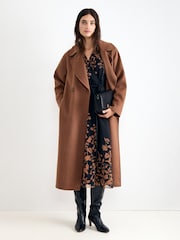 Phase Eight Brown Darcy Double Face Coat - Image 3 of 7