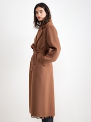 Phase Eight Brown Darcy Double Face Coat - Image 6 of 7