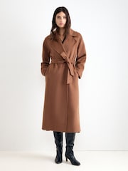 Phase Eight Brown Darcy Double Face Coat - Image 7 of 7