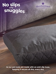 Slumberdown Charcoal Paws for Slumber Donut Small Pet Bed - Image 4 of 9