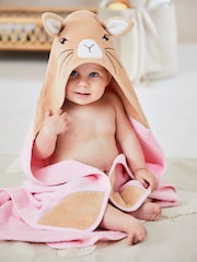 JoJo Maman Bébé Flopsy Bunny Hooded Towel - Image 1 of 5