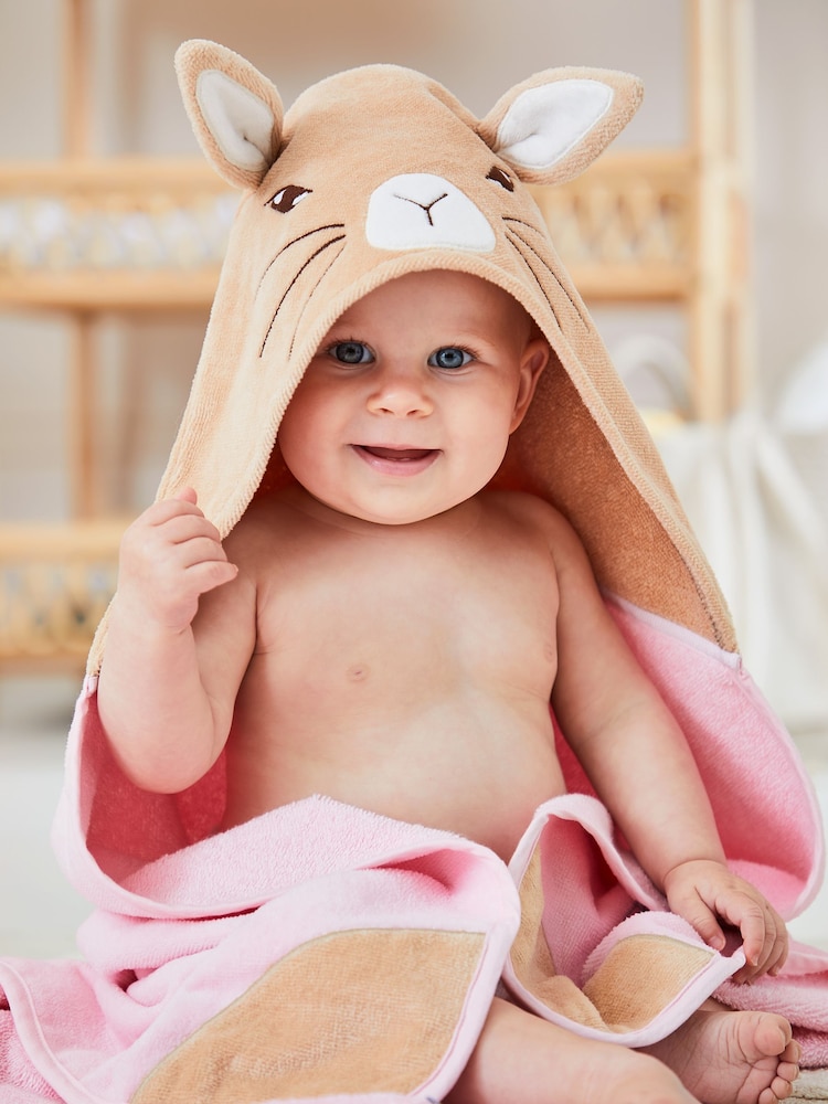 JoJo Maman Bébé Flopsy Bunny Hooded Towel - Image 2 of 5