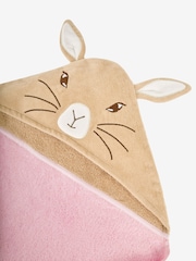JoJo Maman Bébé Flopsy Bunny Hooded Towel - Image 5 of 5