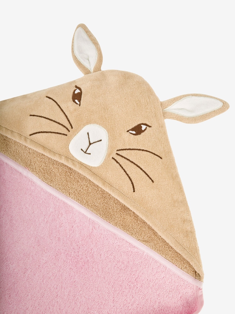 JoJo Maman Bébé Flopsy Bunny Hooded Towel - Image 5 of 5