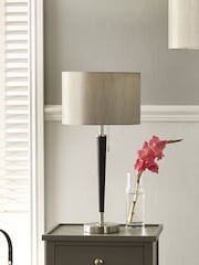 Pacific Silver Brass Task Table Lamp - Image 1 of 4