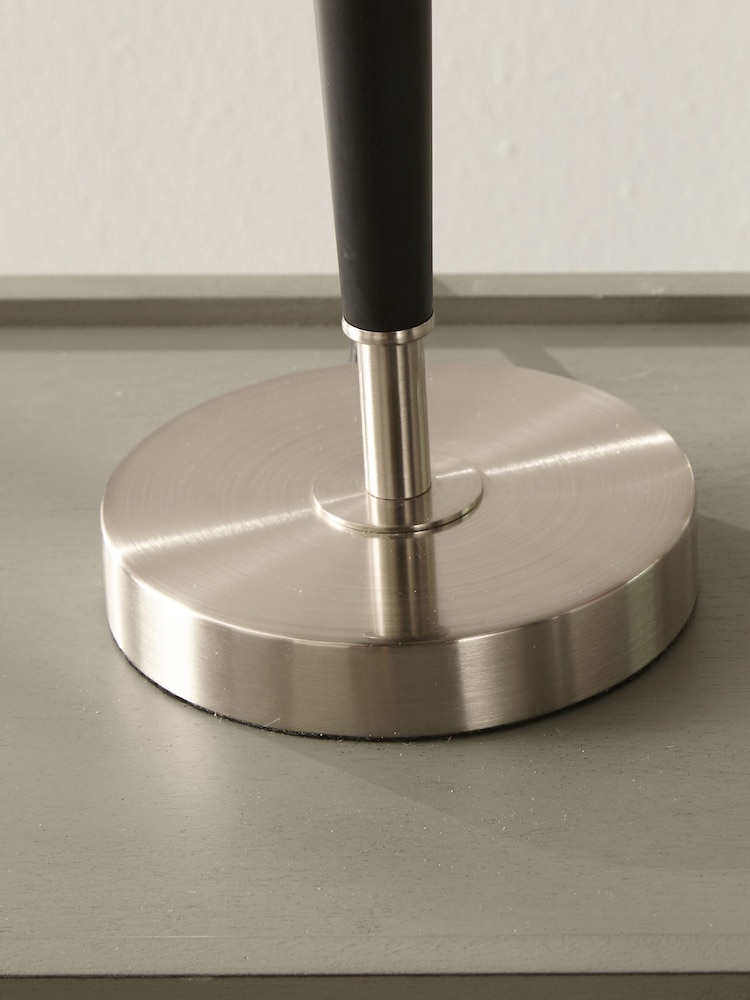 Pacific Silver Brass Task Table Lamp - Image 2 of 4