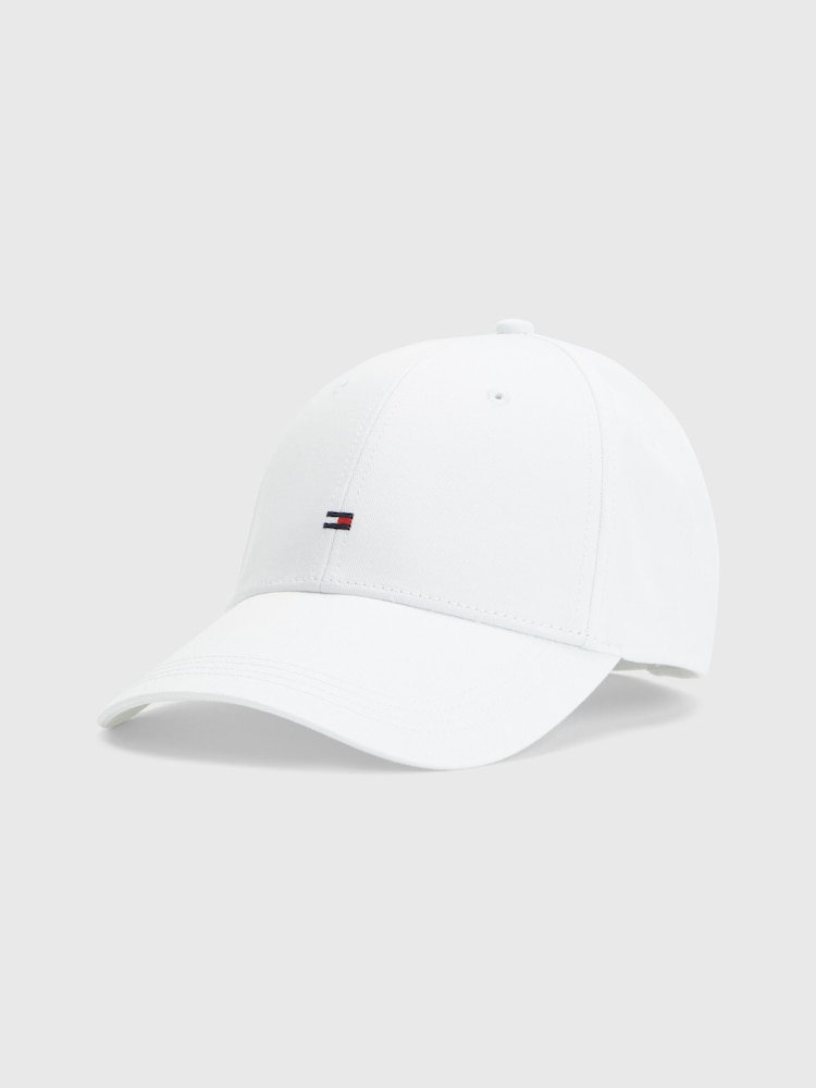 Tommy Hilfiger White Classic Baseball 100% Cotton Cap - Image 2 of 3