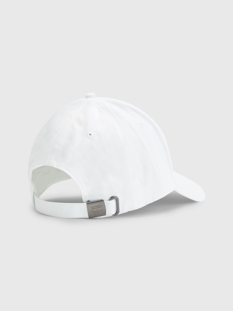 Tommy Hilfiger White Classic Baseball 100% Cotton Cap - Image 3 of 3