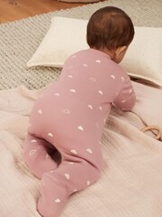 Pink 2.5 Tog Wadded Single Sleepsuit - Image 2 of 6