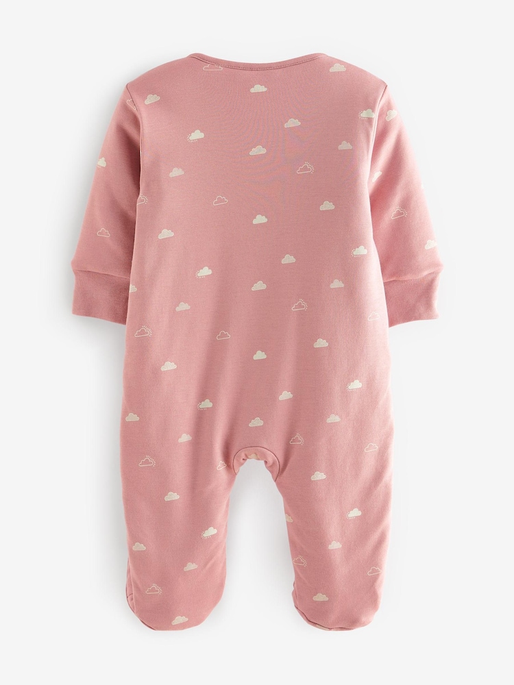 Pink 2.5 Tog Wadded Single Sleepsuit - Image 5 of 6