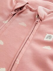 Pink 2.5 Tog Wadded Single Sleepsuit - Image 6 of 6