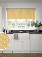 Ochre Yellow Kilim Made to Measure Roller Blind - Image 1 of 6
