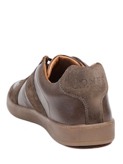 Καφετί - Jones Bootmaker Δερμάτινα αθλητικά παπούτσια Santo - Εικόνα 4 από 6