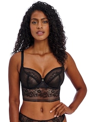 Freya Sydnie Underwire Longline Black Bra - Image 1 of 3