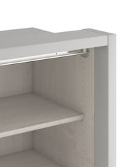 Wiemann Grey Peyton Glass and Mirror Sliding 1.6m Sliding Semi Fitted Wardrobe - Image 6 of 6
