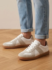 Άσπρο - Jones Bootmaker Δερμάτινα αθλητικά παπούτσια Santo - Εικόνα 1 από 6