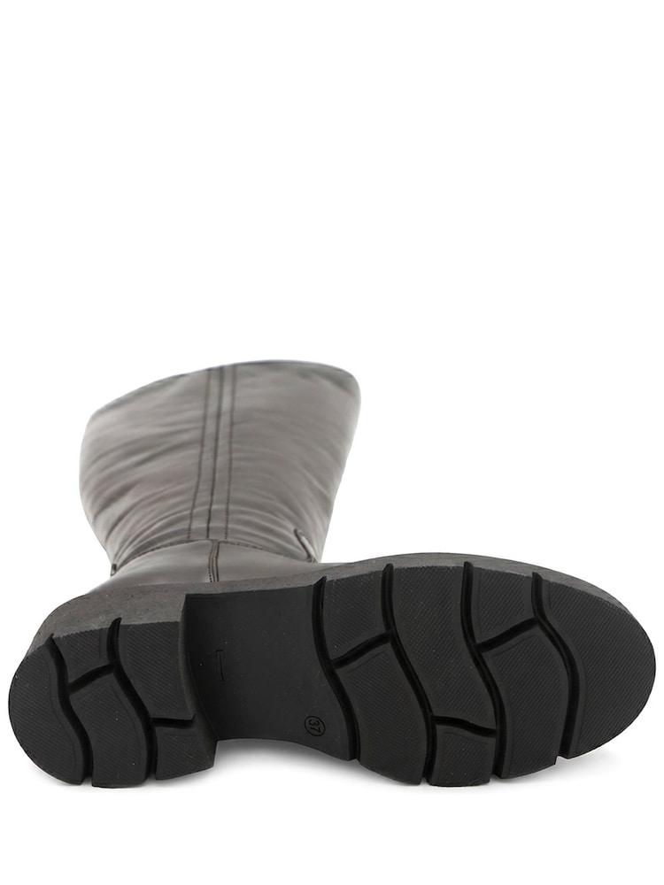 Smeđa - Jones Bootmaker Domino debele kožne duge Čizme - Slika 6 od 6 Smeđa - Jones Bootmaker Domino debele kožne duge Čizme - Slika 6 od 6