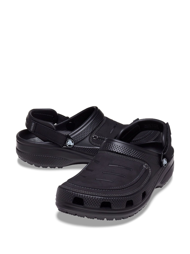 Crocs Black Yukon Vista Clogs - Image 4 of 6