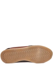 Jones Bootmaker Brown Salvi Wide Fit Leather Trainers - Image 6 of 6