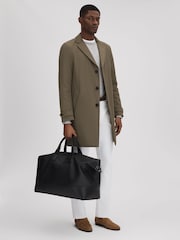 Reiss Carter Reisetasche aus Leder - Bild 2 von 6