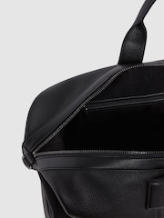 Reiss Carter Reisetasche aus Leder - Bild 4 von 6