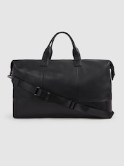 Reiss Carter Reisetasche aus Leder - Bild 5 von 6
