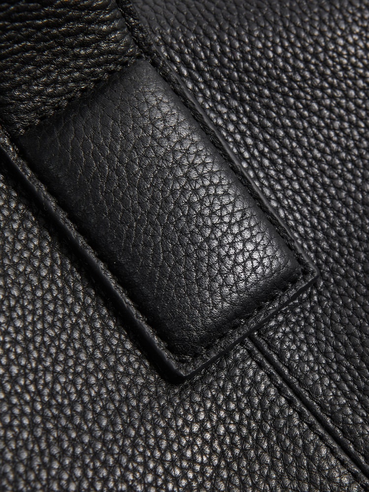 Reiss Carter Reisetasche aus Leder - Bild 6 von 6