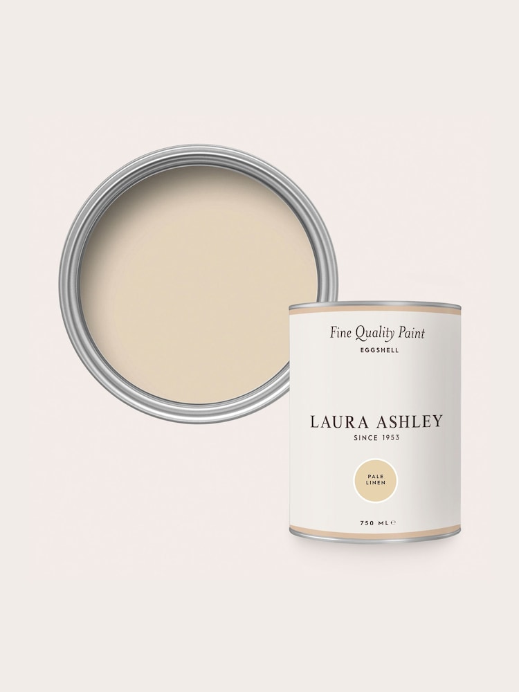 Laura Ashley Pale Beige Linen Eggshell 750ml Paint - Image 4 of 4