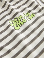 Black/White 100% Cotton Minnie Mouse Cycle Shorts and T-Shirt Set (3mths-7yrs) - Image 7 of 7