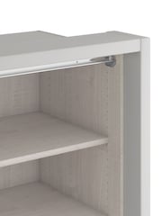 Wiemann Grey Peyton Mirror Sliding 2.6m Sliding Semi Fitted Wardrobe - Image 4 of 6