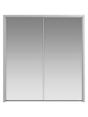 Wiemann Grey Peyton Mirror Sliding 2.6m Sliding Semi Fitted Wardrobe - Image 6 of 6